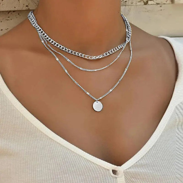 Meadow™ - ELEGANT NECKLACE WITH GOLD AND SILVER PLATING