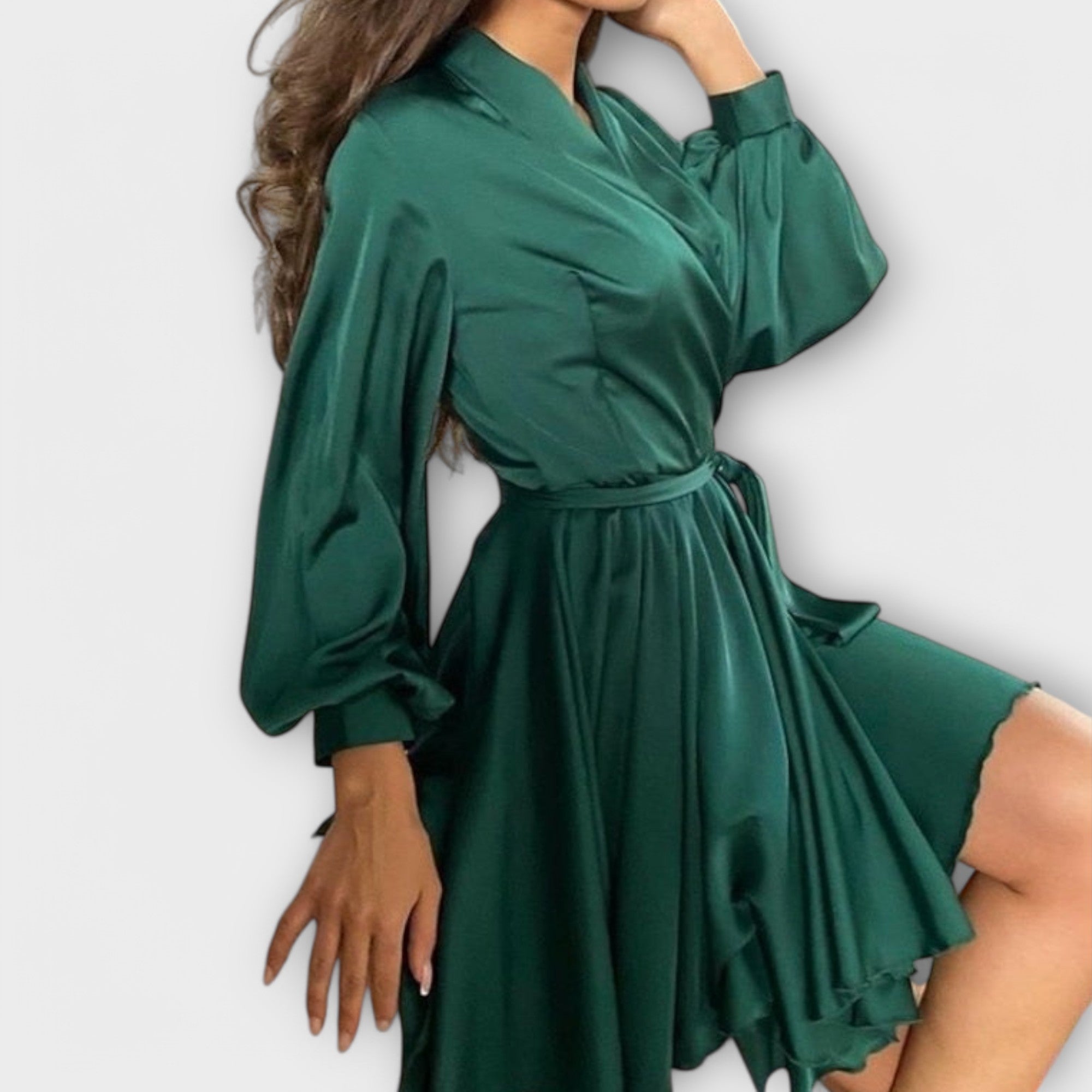 Sascha - Elegant Satin Dress