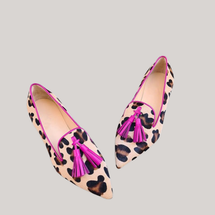 Trista™ - STYLISH LOAFER WITH LEOPARD PRINT DESIGN