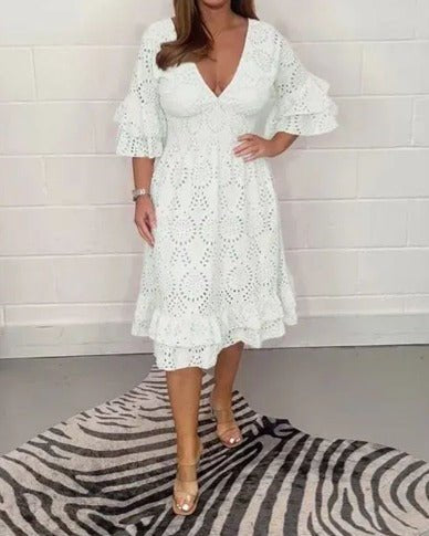 Alba | Casual Lace Dress