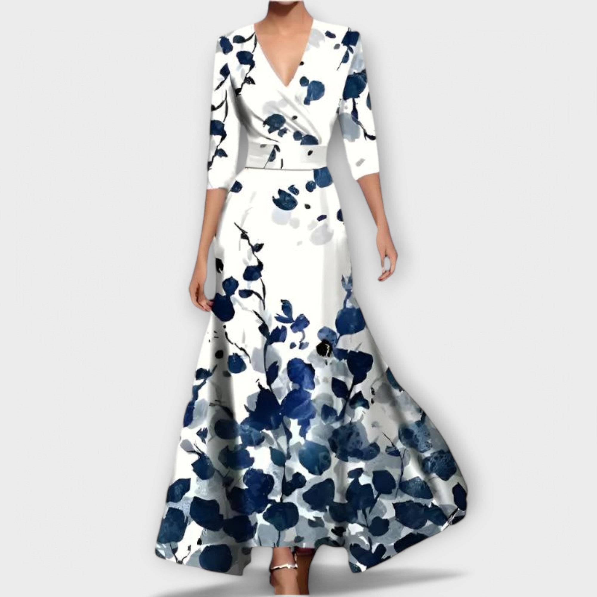 Elegant Sleeve Design Women's Dress