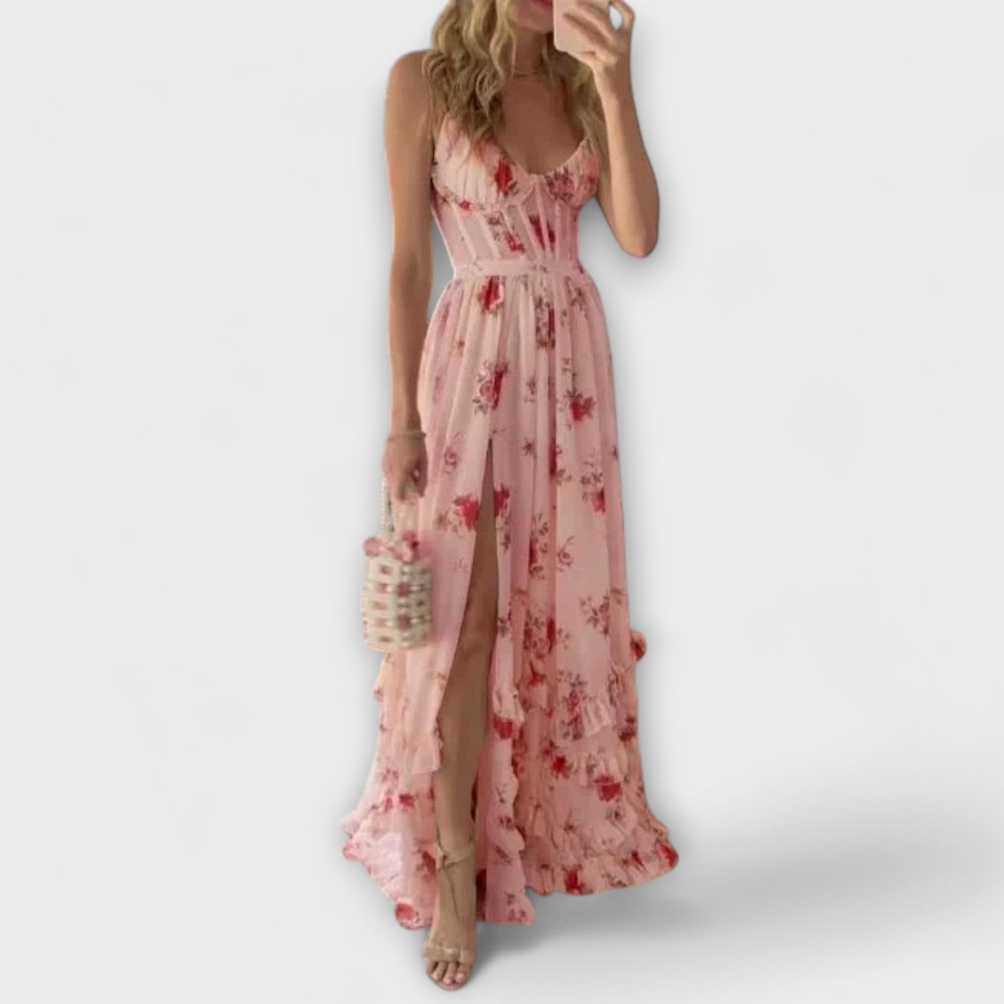 Dress with Floral Pattern