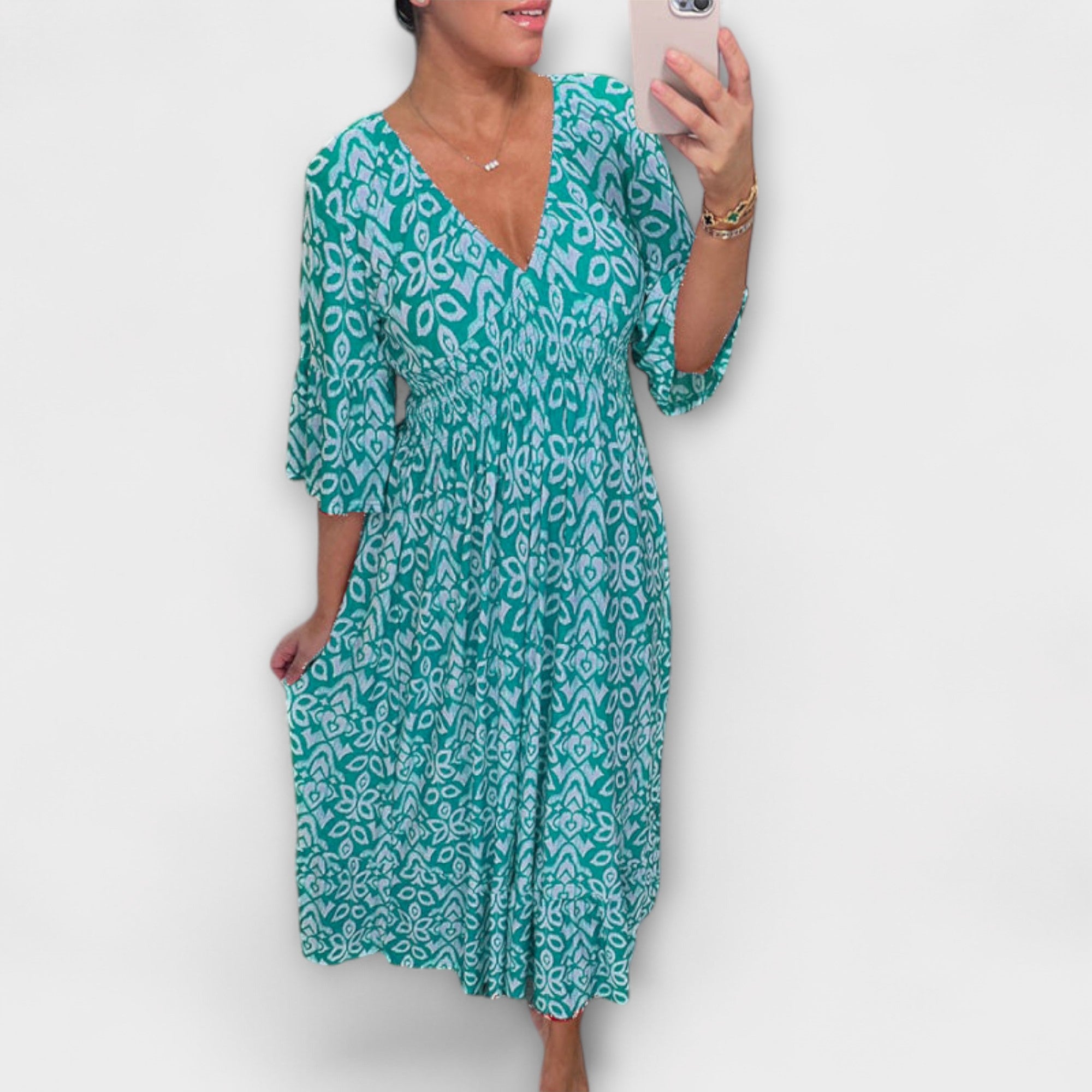 Jazlynn - Bohemian Floral Dress