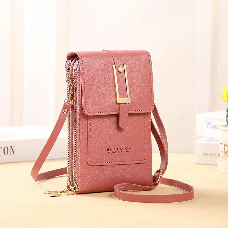 Claudine™ | Crossbody Bag with Mobile Phone Holder